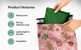 10x13 Poly Mailers, Self Sealing Mailing Envelopes, Multipurpose Bags - 100pcs - Pink Christmas