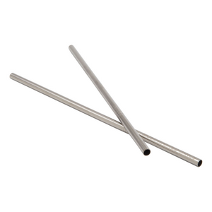 10.5” Silver Stainless Steel Straw, Replacement Straw