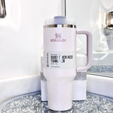 NEW Stanley 40 oz. Quencher H2.0 FlowState Tumbler - ROSE QUARTZ