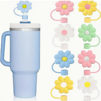 NEW Stanley Straw Topper - Flower (Pick Your Color)