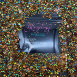 Coffee AB Transparent Jelly Resin Round Flat Back Loose Rhinestones
