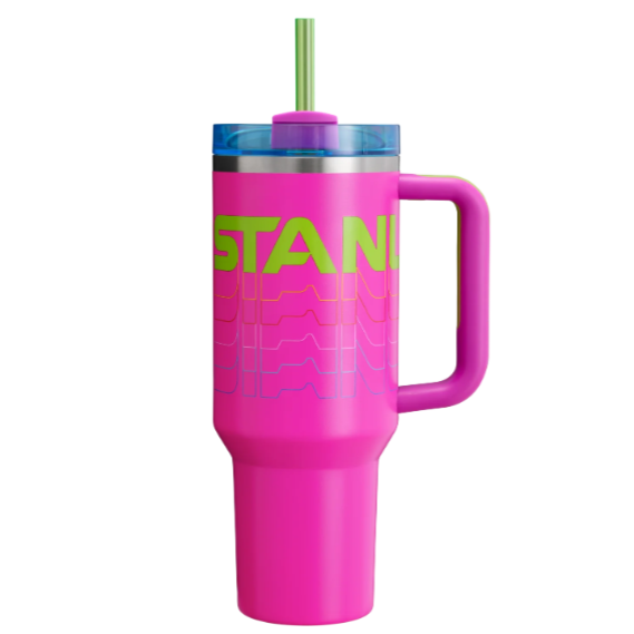 *LIMITED EDITION* Stanley 40 oz. Quencher H2.0 FlowState Tumbler - VIVID VIOLET REVERB
