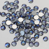 Ghost Purple Glass Round Flat Back Loose Rhinestones