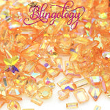 2-10mm Mixed Pearls & Rhinestones Round Flat Back Loose Pearls #123 - 2000pcs