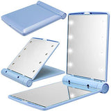LED Compact Mirrors, Light Up Hard Plastic Makeup Mirrors