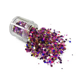 Kaleidoscope Mixed Chunky Glitter, Polyester Glitter for Tumblers Nail Art Bling Shoes - 1oz/30g