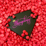 100 Piece (10 x 10mm) Coral Plastic Cone Shape Stud Spike Beads Rock Punk DIY Phone Decoration