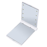 LED Compact Mirrors, Light Up Hard Plastic Makeup Mirrors