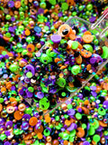 2-10mm Mixed Pearls and Rhinestones Resin Round Flat Back Loose Pearls #111 - 2000pcs