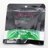 Green Transparent Jelly Resin Round Flat Back Loose Rhinestones