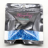 Blue Transparent Jelly Resin Round Flat Back Loose Rhinestones