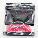 Pink Transparent Jelly Resin Round Flat Back Loose Rhinestones
