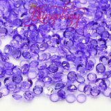 Purple Transparent Jelly Resin Round Flat Back Loose Rhinestones