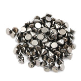 100 Piece (10 x 10mm) Plastic Sew-On or Glue-On Cone Shape Stud Spike Beads Rock Punk DIY Phone Decoration