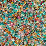 2-6mm Mixed Aqua, Clear AB, Orange, Pink Jelly Round Flat Back Loose Rhinestones #62 - 5000pcs