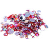 Rhinestones-Acrylic Round Flat Back