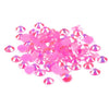 Rhinestones-Jelly Resin AB Round Flat Back