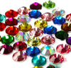 Rhinestones-Resin Round Flat Back