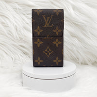 Louis Vuitton Cigarette Tobacco Case Holder Wallet, Monogram Canvas