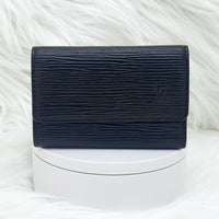 Louis Vuitton 6 Key Holder Wallet, Black Epi Leather