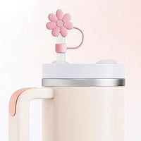 NEW Stanley Straw Topper - Pink Flower