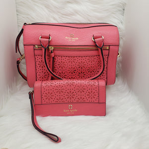 Kate Spade New York Handbag with Matching Large Wallet