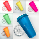 Live: Starbucks 16 oz Colorful Summer Cup Reusable Hot Cup with Lid BPA Free - SB5
