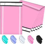 10x13 Poly Mailers, Self Sealing Mailing Envelopes, Multipurpose Bags - 100pcs - Pink