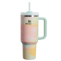 *LIMITED EDITION* Stanley 40 oz. Quencher H2.0 FlowState Tumbler - WARM SERENE BRUSHSTROKES