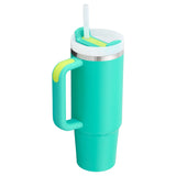 *LIMITED EDITION* Stanley 40 oz. Quencher H2.0 FlowState Tumbler - HEAT WAVE TROPICAL TEAL