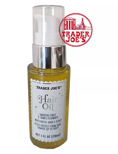 Trader Joe’s Hair Oil Smooths Frizz Protect From Heat 1oz NEW