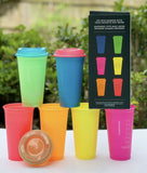 Live: Starbucks 16 oz Colorful Summer Cup Reusable Hot Cup with Lid BPA Free - SB5