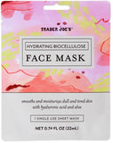 Trader Joe's Hydrating Biocellulose Face Mask .74 fl. oz.