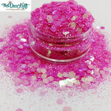 Party with Barbie Mixed Chunky Glitter, Polyester Glitter for Tumblers Nail Art Bling Shoes - 1oz/30g