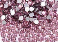 Light Amethyst Purple Crystal Glass Rhinestones - SS34, 288 pieces - 7mm Flatback, Round, Loose Bling (TDK-GR1321) - TheDecoKraft - 1