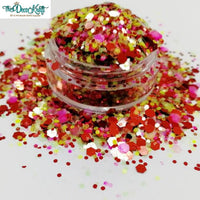 Sweet n' Sour Mixed Chunky Glitter, Polyester Glitter for Tumblers Nail Art Bling Shoes - 1oz/30g