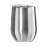 Stainless Steel Wine Tumbler 12 oz Double-insulated Stemless Glass