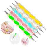 20 Pieces Nail Art Brush Set, Two Way Picker Pen, Painting, Drawing, Dotting, Polish Brush, Fan Brush, Manicure Tools, Nail Polish Brushes