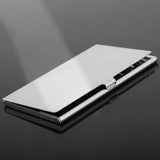 Stainless Steel Silver Aluminum Business ID Credit Card Holder Case Cover DIY Decoden (TDK-CF1089) - TheDecoKraft - 4