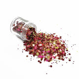 Sweet n' Sour Mixed Chunky Glitter, Polyester Glitter for Tumblers Nail Art Bling Shoes - 1oz/30g