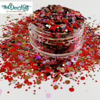 Chunky24 Mixed Chunky Glitter, Polyester Glitter for Tumblers Nail Art Bling Shoes - 1oz/30g