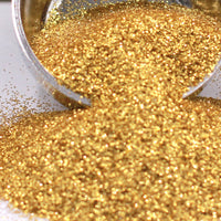 Gold Mine Extra Fine Glitter, Shiny Metallic Glitter, Polyester Glitter - 1oz/30g