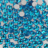 2-6mm Mixed Sky Blue Resin Round Flat Back Loose Rhinestones  - 5000pcs