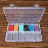 Bling Rhinestones and Pearls Organizer Box Organizing Tray Acrylic Box - 12 Compartments