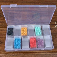 Bling Rhinestones and Pearls Organizer Box Organizing Tray Acrylic Box - 24 Compartments