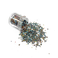 Starry Nights in Kabo Chunky Polyester Mixed  Glitter for Tumblers Nail Art Bling Shoes - 1oz/30g