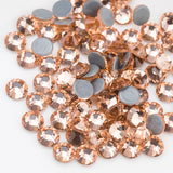 SS20/5mm Champagne Glass Round Flat Back Loose HOTFIX Rhinestones - 1440pcs