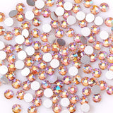 SS12/3mm Champagne AB Glass Round Flat Back Loose Rhinestones - 1440pcs