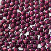 Dark Purple Crystal Glass Rhinestones - SS34, 288 pieces - 7mm Flatback, Round, Loose Bling - TheDecoKraft - 1