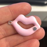 Clearance - Charm #144 Pink/Silver